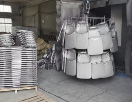 sanding blast of street light